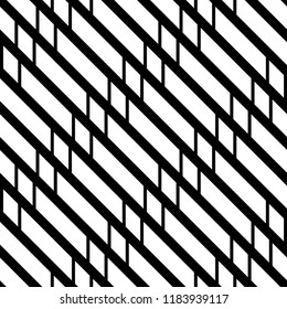 Design seamless monochrome zigzag pattern. Abstract background. Vector art