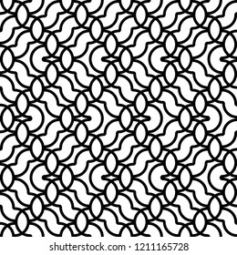 Design seamless monochrome zigzag pattern. Abstract grating background. Vector art