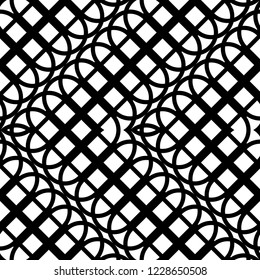 Design seamless monochrome zigzag pattern. Abstract grating background. Vector art