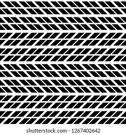 Design seamless monochrome zigzag pattern. Abstract background. Vector art