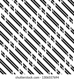 Design seamless monochrome zigzag pattern. Abstract background. Vector art