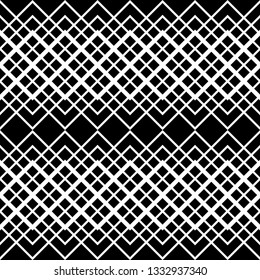 Design seamless monochrome zigzag pattern. Abstract geometric background. Vector art
