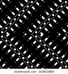 Design seamless monochrome zigzag pattern. Abstract grating background. Vector art