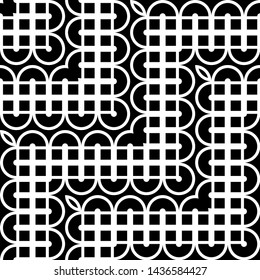 Design seamless monochrome zigzag pattern. Abstract grating background. Vector art