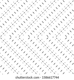 Design seamless monochrome zigzag pattern. Abstract interlaced background. Vector art