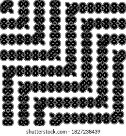 Diseñar un patrón de zigzag monocromo impecable. Resumen de fondo decorativo. Arte vectorial