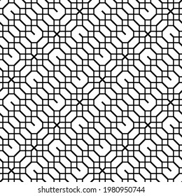 Design seamless monochrome zigzag pattern. Abstract geometric background. Vector art