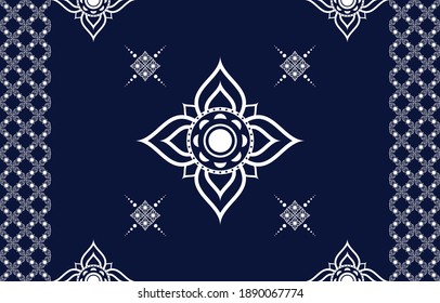 Design seamless pattern for background,carpet,wallpaper,clothing,wrapping,Batik,fabric,Vector illustration.