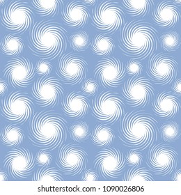 Design seamless spiral  pattern. Abstract monochrome background. Vector illustration.