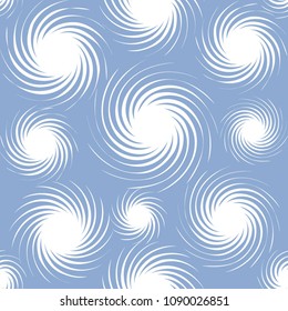 Design seamless spiral  pattern. Abstract monochrome background. Vector illustration.