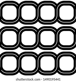 Design seamless spiral twisted pattern. Abstract monochrome background. Vector art