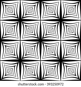 Design seamless striped pattern. Abstract geometric monochrome background. Vector art. No gradient