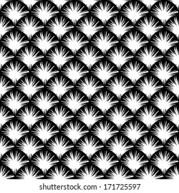 Design seamless uncolored diagonal pattern. Abstract geometric background. Vector art
