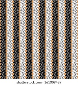 Design seamless vertical lacy pattern. Vector art