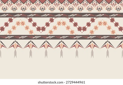 Design sem emenda papel de parede com padrão Navajo.