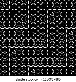 Design seamless zigzag pattern. Abstract monochrome grating background. Vector art