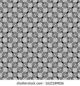 Design seamless zigzag pattern. Abstract monochrome grating background. Vector art