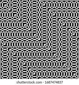 Design seamless zigzag pattern. Abstract monochrome grating background. Vector art