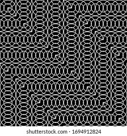 Design seamless zigzag pattern. Abstract monochrome grating background. Vector art