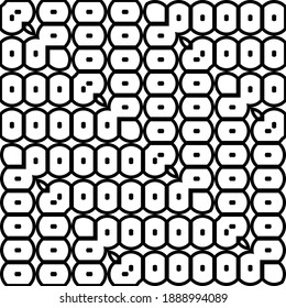 Design seamless zigzag pattern. Abstract monochrome stripy background. Vector art