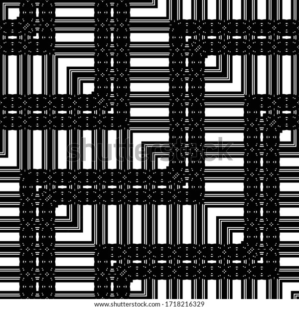 Abstract zigzag pattern monochrome wallpaper 