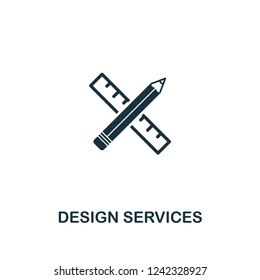 Design Services icon. Premium style design from design ui and ux collection. Pixel perfect design services icon for web, apps, software, printing usage.