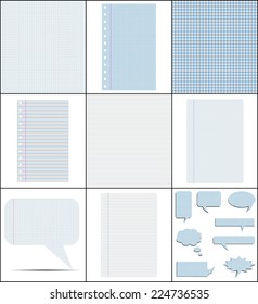 design of set 9 background paper 