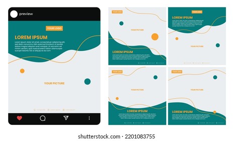 Diseño de una plantilla de publicación de medios sociales editable para su negocio de marketing, promoción, descuento, venta, cartel, volante, publicidad en sitios web, imagen vectorial de colores amarillos negros basada en el mercado