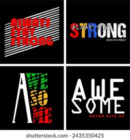 design set typography vector for print t shirt