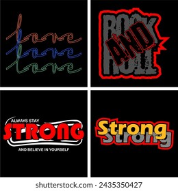 design set typography vector for print t shirt