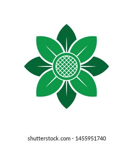 Design shape leaf logo and abstract organic leaf logo. Leaf logo eco graphic creative template. Environment decoration modern leaf emblem