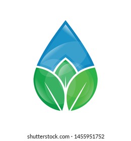Design shape leaf logo and abstract organic leaf logo. Leaf logo eco graphic creative template. Environment decoration modern leaf emblem