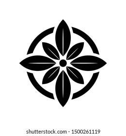 Design shape leaf logo and abstract organic leaf logo. 