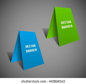 Design shape Origami vector banner
