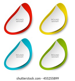 Design shape Origami vector banner