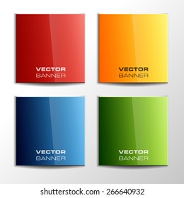 Design shape Origami vector colorfull banner
