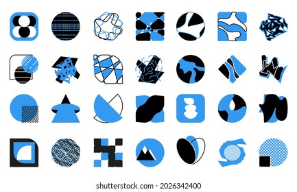 Diseño de formas patrón conjunto geométrico Resumen composición de elementos. Antecedentes