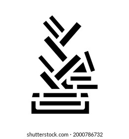 design shelf furniture glyph icon vector. design shelf furniture sign. isolated contour symbol black illustration