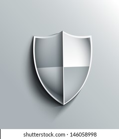 Design of shield icon vector illustration