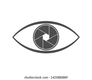 design of shutter cam symbol