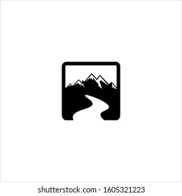 design, sign, vector, symbol, icon, landscape, travel, logo