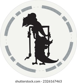 Design Silhouette Leder Puppen Vektorgrafik