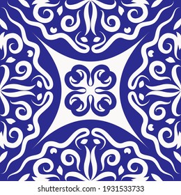 Design for silk scarf, hijab, shawl, bandana and other textiles. Print with abstract openwork ornament. 