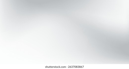 Design silver foil background with metal mirror texture. Chrome gradient surface with light gloss abstract