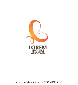 design simple butterfly logo shape simple