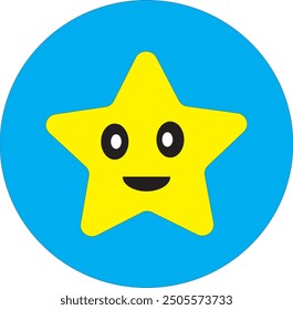 design simple cute star icon