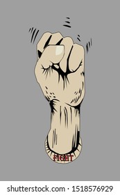 design simple flat arm punch up