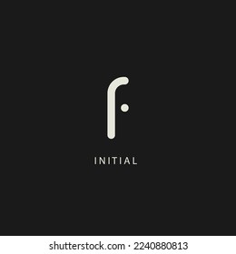 Diseñar letra f simple para el inicio