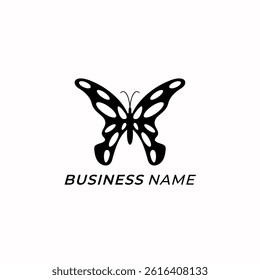 design simple logo creative butterfly