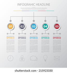 Design simple step number and line business icon banners /graphic or website.Vector/EPS1 0